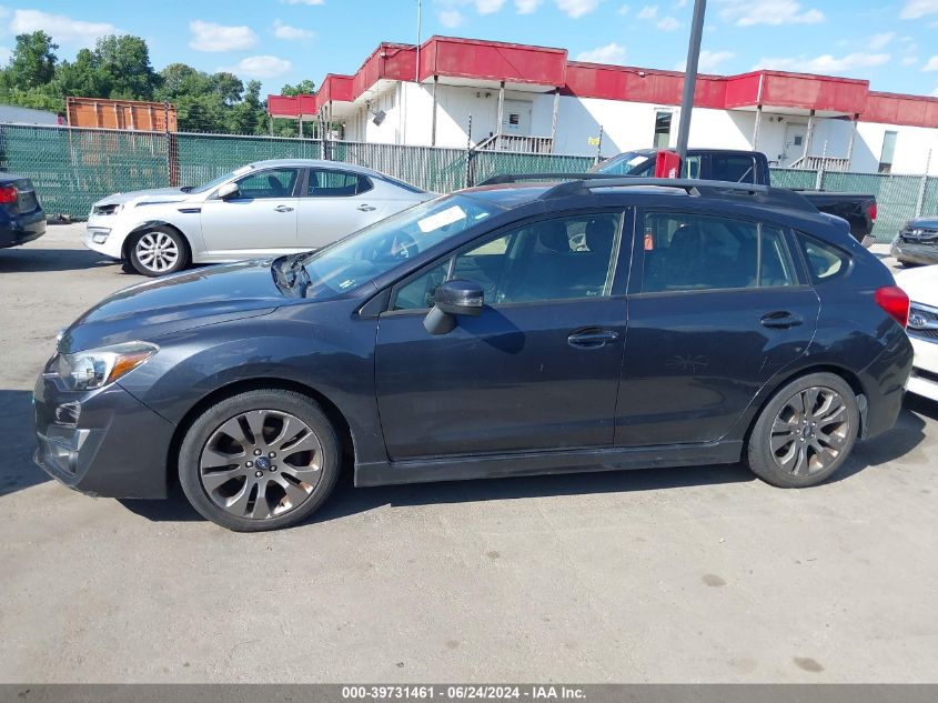 2016 SUBARU IMPREZA 2.0I SPORT PREMIUM - JF1GPAP61G8227578