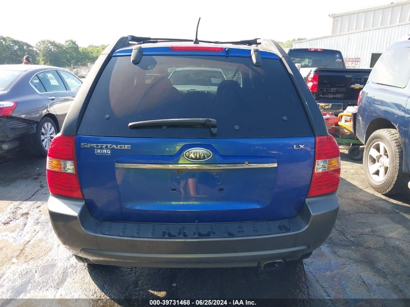 2008 Kia Sportage Lx VIN: KNDJF724587527868 Lot: 39731468