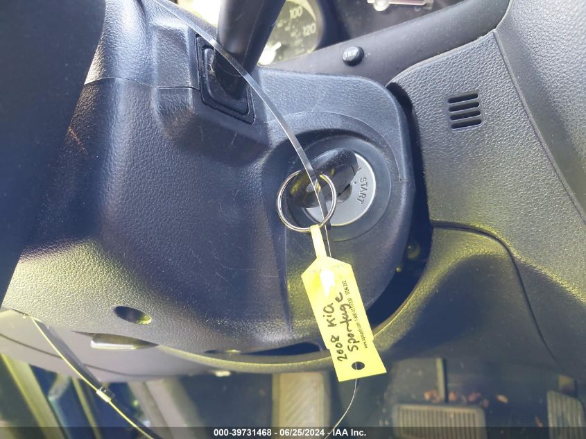 2008 Kia Sportage Lx VIN: KNDJF724587527868 Lot: 39731468
