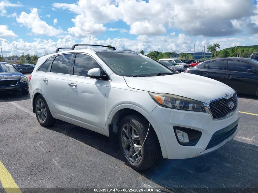 2016 Kia Sorento 3.3L Sx VIN: 5XYPK4A55GG112470 Lot: 39731476