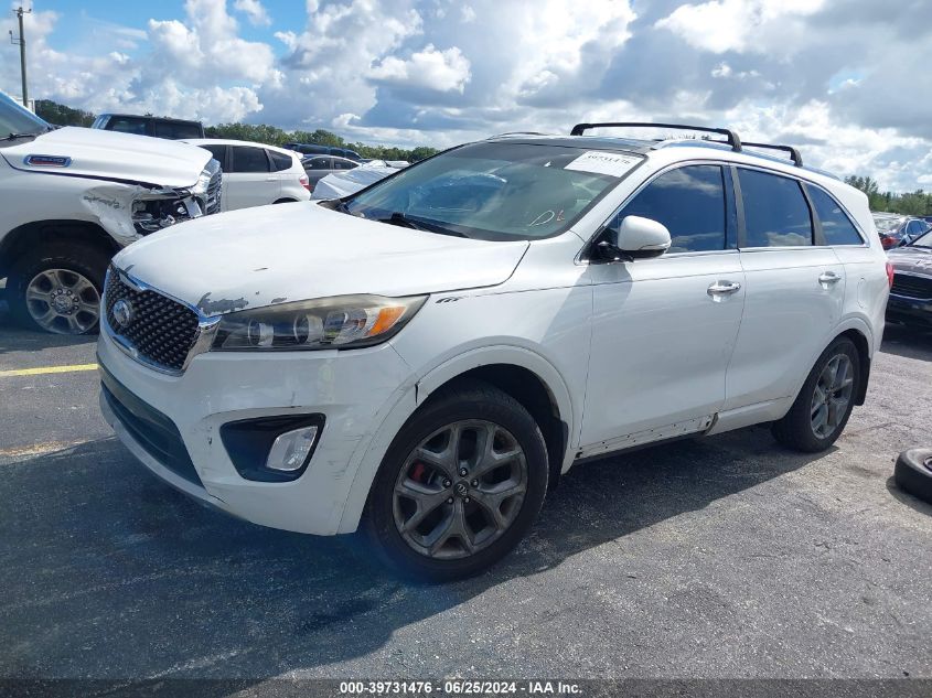 2016 Kia Sorento 3.3L Sx VIN: 5XYPK4A55GG112470 Lot: 39731476