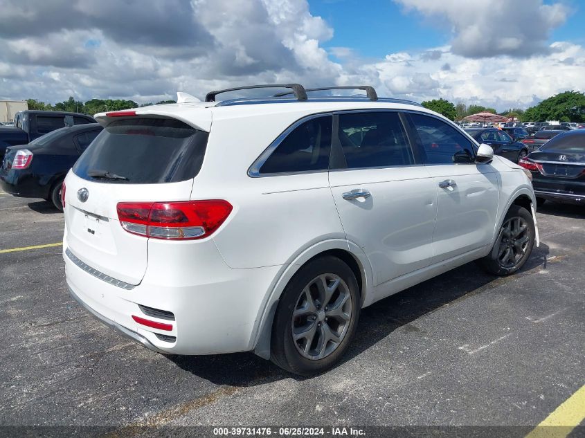 2016 Kia Sorento 3.3L Sx VIN: 5XYPK4A55GG112470 Lot: 39731476