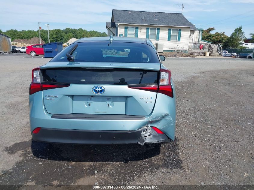 2022 Toyota Prius Xle Awd-E VIN: JTDL9MFU8N3036612 Lot: 39731483