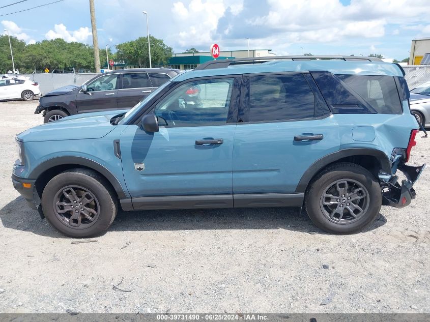 2022 Ford Bronco Sport Big Bend VIN: 3FMCR9B60NRD63877 Lot: 39731490