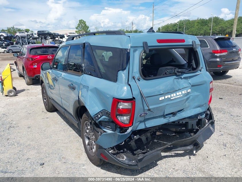 2022 Ford Bronco Sport Big Bend VIN: 3FMCR9B60NRD63877 Lot: 39731490