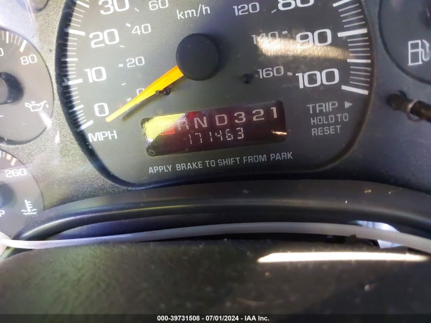 1999 Chevrolet Express VIN: 1GBFG15RXX1018307 Lot: 39731508