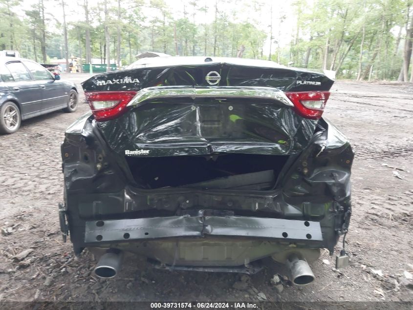 2018 Nissan Maxima 3.5 Platinum VIN: 1N4AA6AP4JC371992 Lot: 39731574