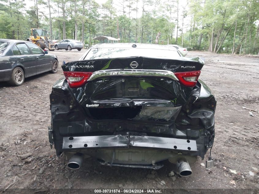 2018 Nissan Maxima 3.5 Platinum VIN: 1N4AA6AP4JC371992 Lot: 39731574