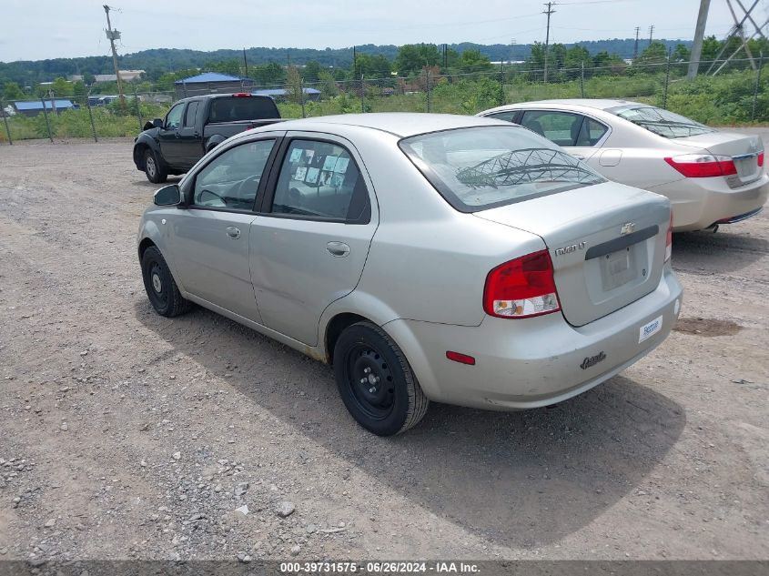 KL1TG52675B393165 | 2005 CHEVROLET AVEO