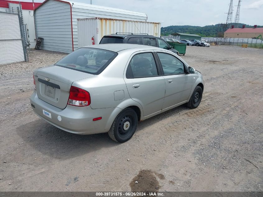 KL1TG52675B393165 | 2005 CHEVROLET AVEO