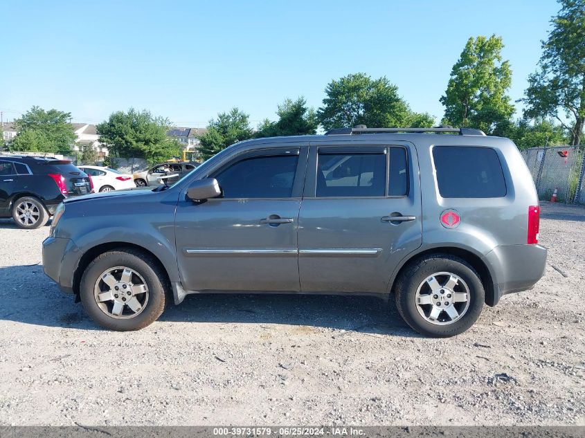 2011 Honda Pilot Touring VIN: 5FNYF4H98BB092569 Lot: 39731579