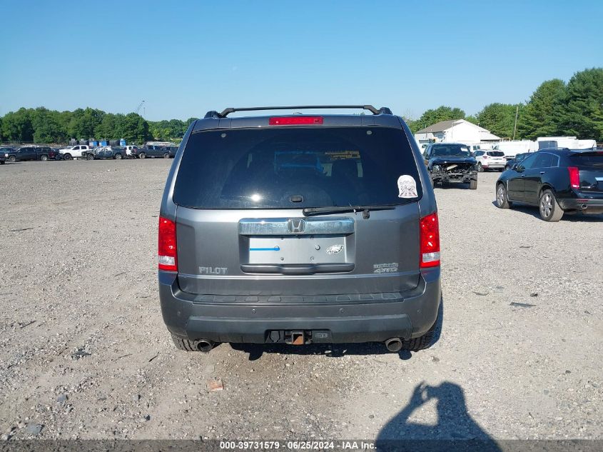 2011 Honda Pilot Touring VIN: 5FNYF4H98BB092569 Lot: 39731579