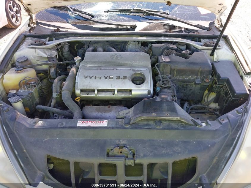 2004 Lexus Es 330 VIN: JTHBA30GX45024155 Lot: 39731591