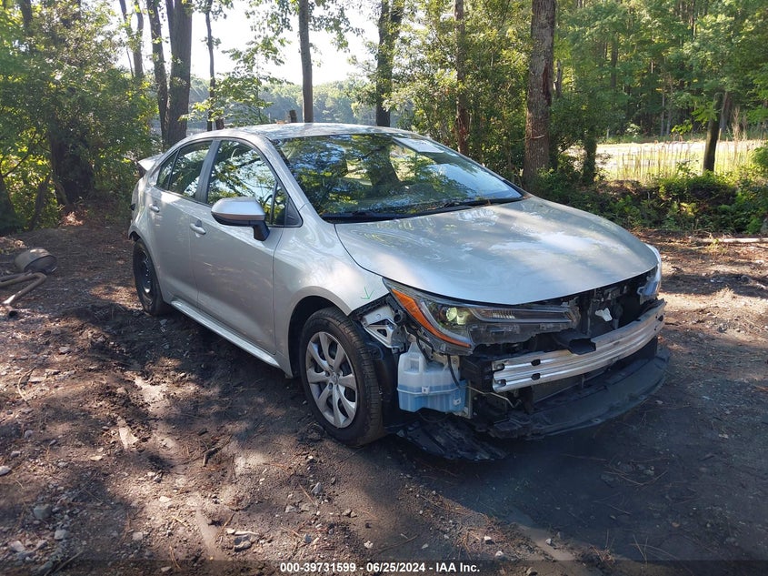VIN JTDEPMAE1NJ221210 2022 TOYOTA COROLLA LE
