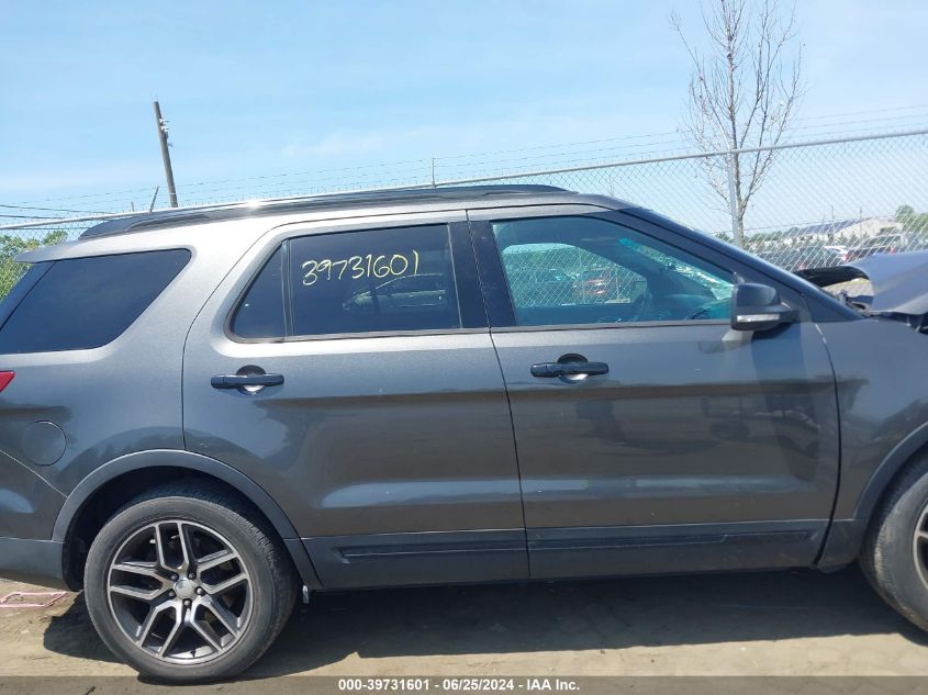 2016 Ford Explorer Sport VIN: 1FM5K8GT2GGA11867 Lot: 39731601