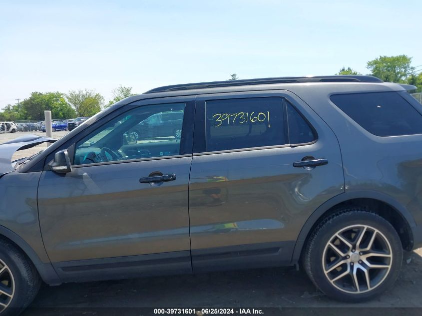2016 Ford Explorer Sport VIN: 1FM5K8GT2GGA11867 Lot: 39731601