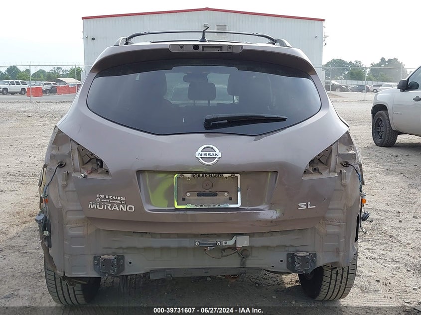 2012 Nissan Murano S/Sl/Le VIN: JN8AZ1MUXCW117765 Lot: 39731607