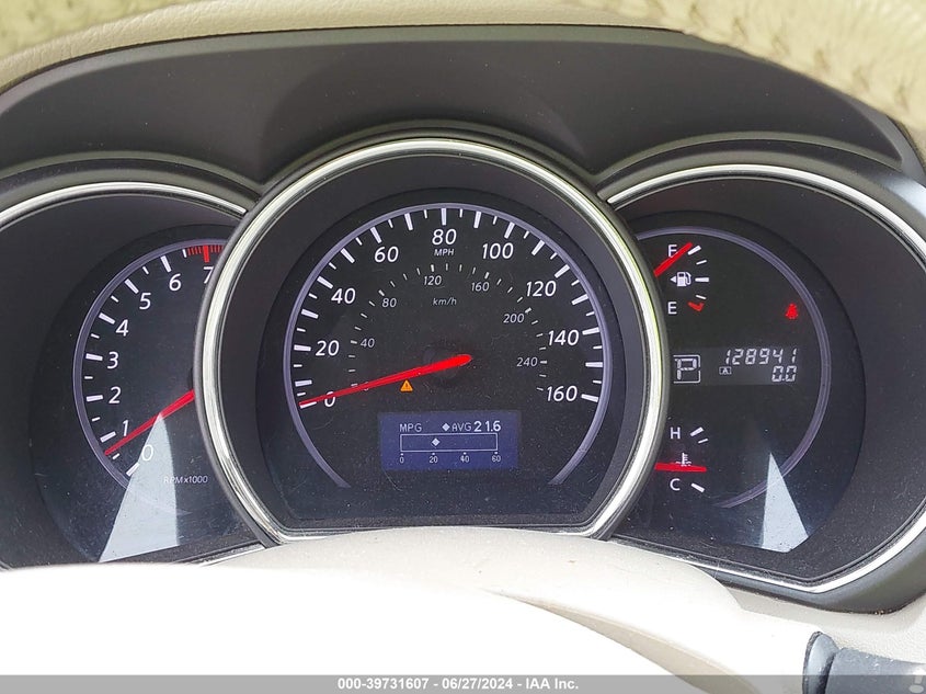 2012 Nissan Murano S/Sl/Le VIN: JN8AZ1MUXCW117765 Lot: 39731607