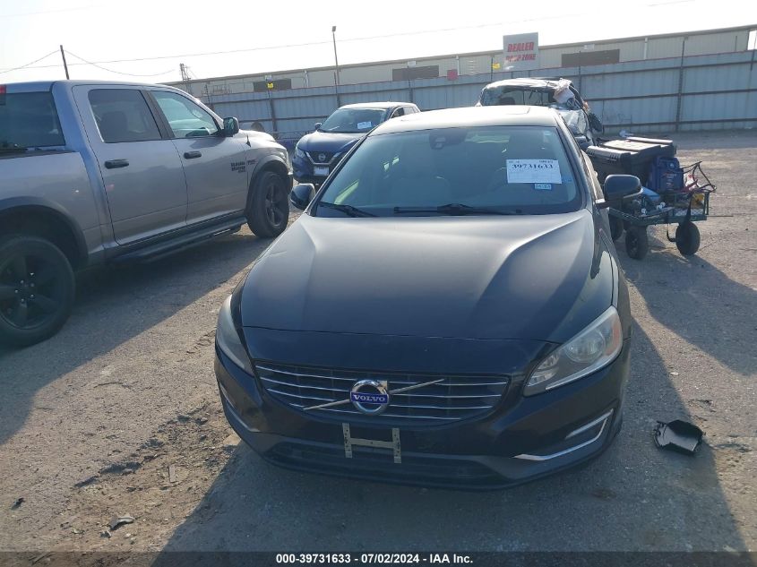 2015 Volvo S60 T5 Platinum VIN: YV140MFD6F2301995 Lot: 39731633