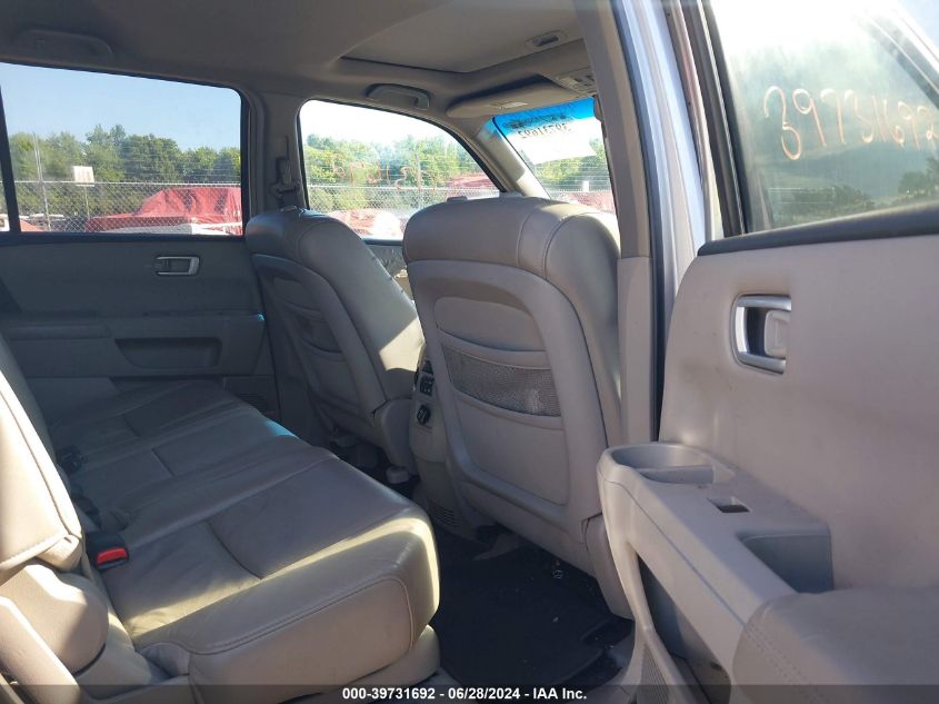 2009 Honda Pilot Exl VIN: 5FNYF48569B009258 Lot: 39731692