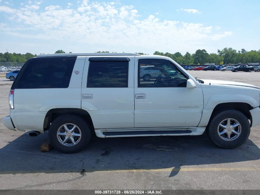 2000 Cadillac Escalade Standard VIN: 1GYEK13R2YR127320 Lot: 39731728