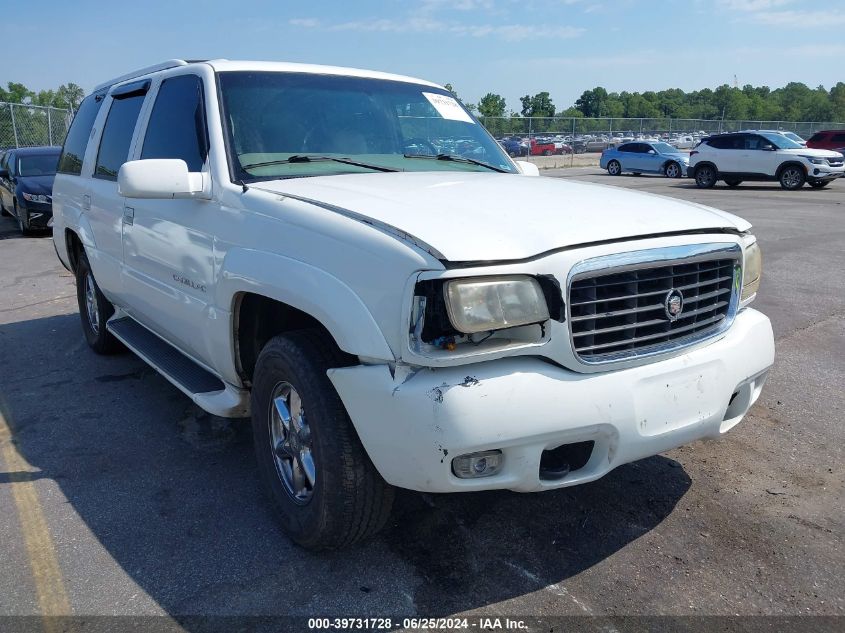 2000 Cadillac Escalade Standard VIN: 1GYEK13R2YR127320 Lot: 39731728