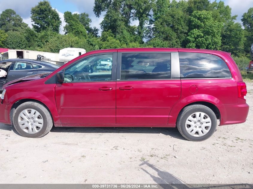 2014 Dodge Grand Caravan Se VIN: 2C4RDGBG0ER141193 Lot: 39731736