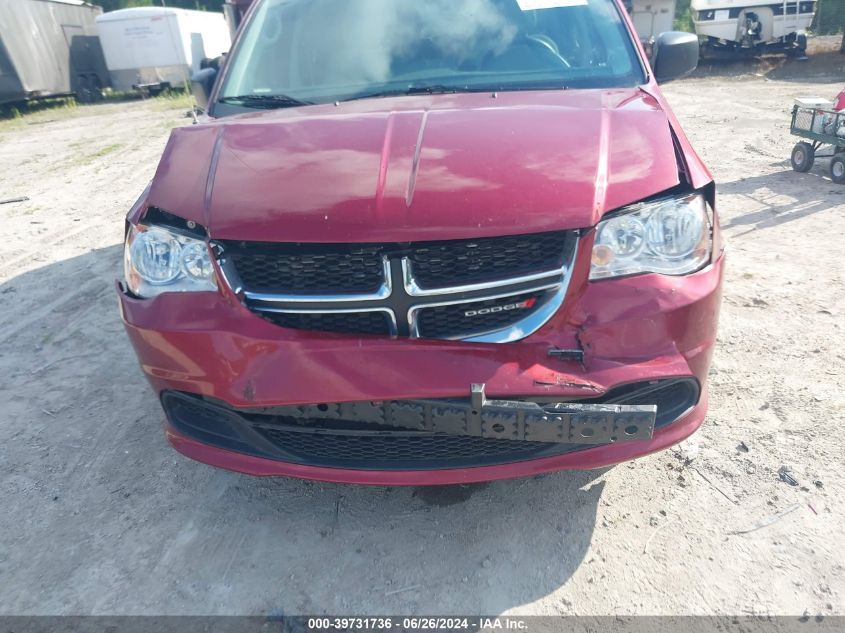 2014 Dodge Grand Caravan Se VIN: 2C4RDGBG0ER141193 Lot: 39731736