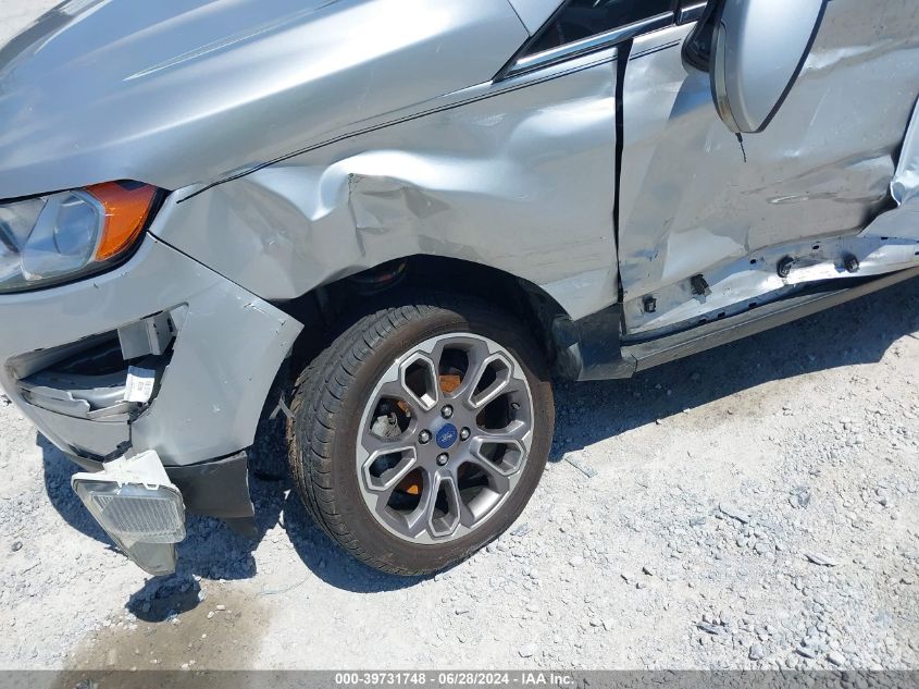 2018 Ford Ecosport Titanium VIN: MAJ6P1WL9JC176533 Lot: 39731748