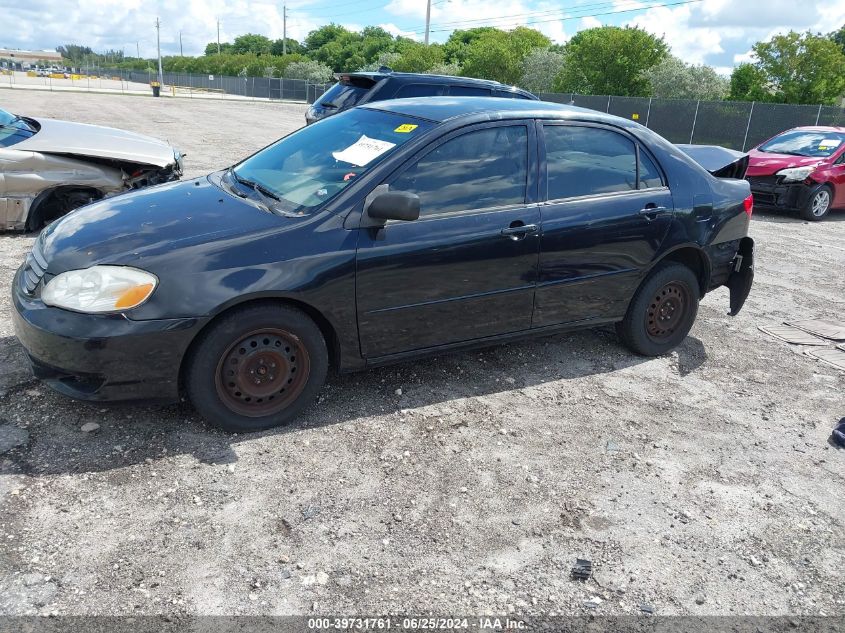 2003 Toyota Corolla Ce/Le VIN: JTDBR32E930020549 Lot: 39731761