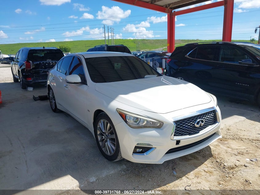 2018 Infiniti Q50 3.0T Luxe VIN: JN1EV7APXJM362992 Lot: 39731768