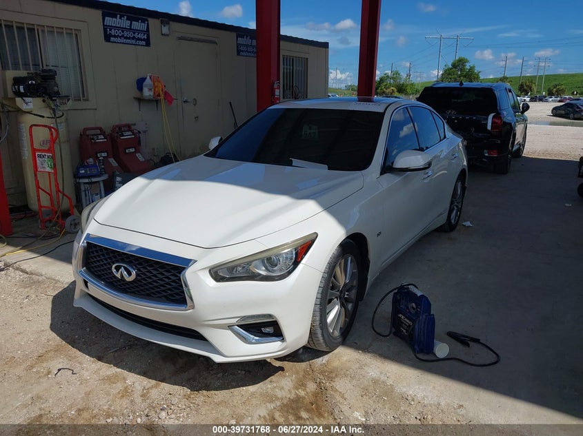 2018 Infiniti Q50 3.0T Luxe VIN: JN1EV7APXJM362992 Lot: 39731768