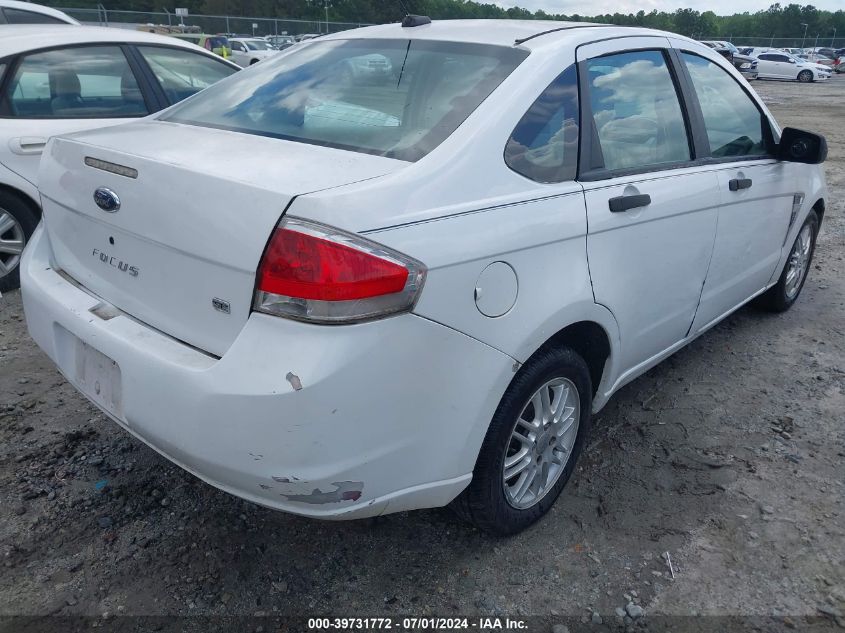 2008 Ford Focus Se/Ses VIN: 1FAHP35N78W121949 Lot: 39731772