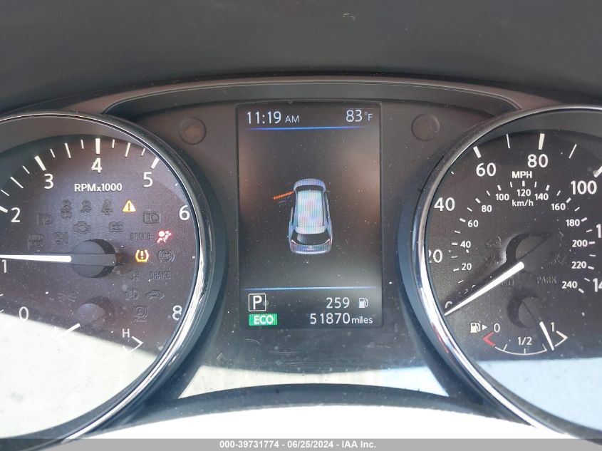 2019 Nissan Rogue S/Sl/Sv VIN: 5N1AT2MV5KC779602 Lot: 39731774