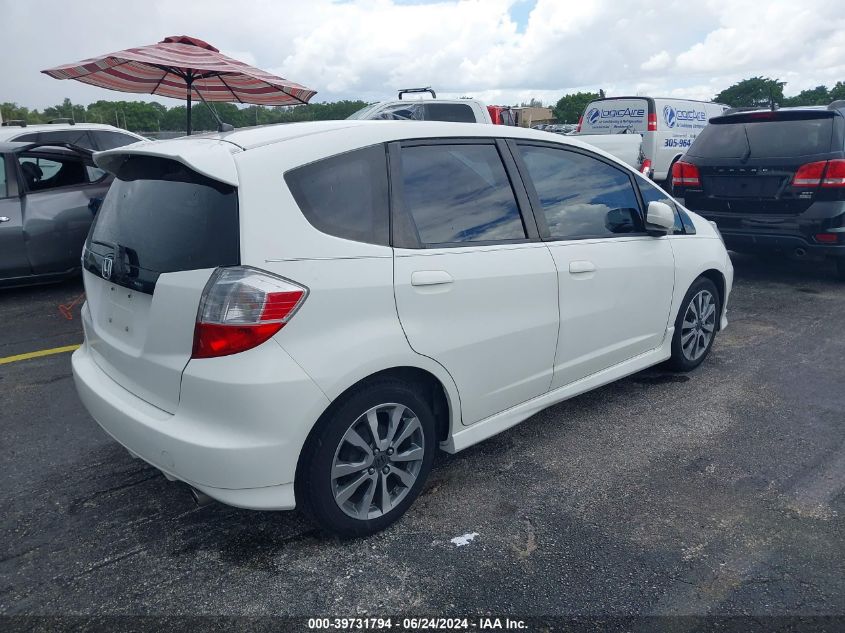 2012 Honda Fit Sport VIN: JHMGE8H55CC028618 Lot: 39731794