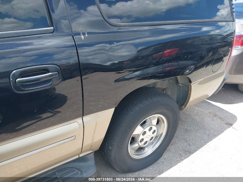 2001 Chevrolet Suburban 1500 Lt VIN: 3GNEC16T21G135733 Lot: 39731803