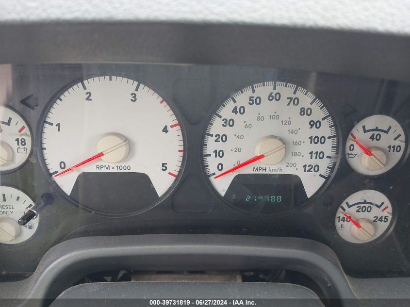 2006 Dodge Ram 2500 Slt/Sport VIN: 3D7KR28C56G288522 Lot: 39731819