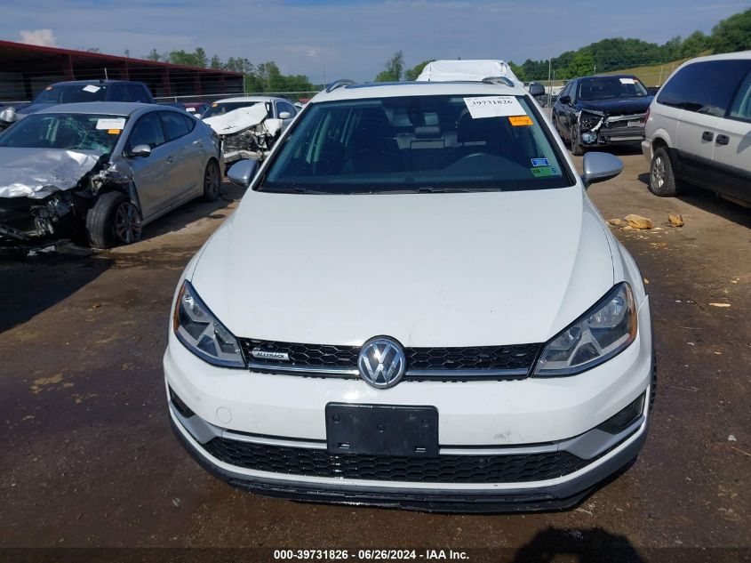 2017 Volkswagen Golf Alltrack Tsi S/Tsi Se/Tsi Sel VIN: 3VWH17AU2HM536643 Lot: 39731826