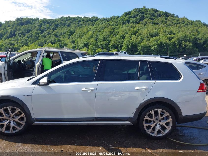 2017 Volkswagen Golf Alltrack Tsi S/Tsi Se/Tsi Sel VIN: 3VWH17AU2HM536643 Lot: 39731826