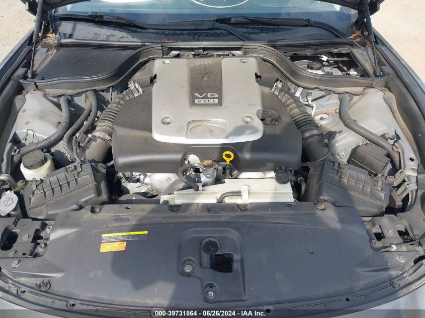 2012 Infiniti G37 Sport VIN: JN1CV6EK6CM422446 Lot: 39731864