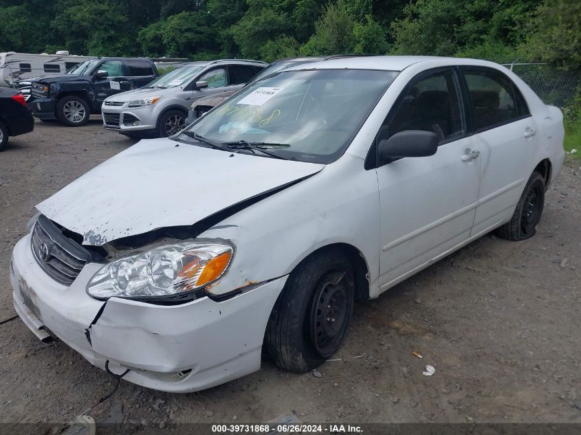 1NXBR32E23Z152458 | 2003 TOYOTA COROLLA