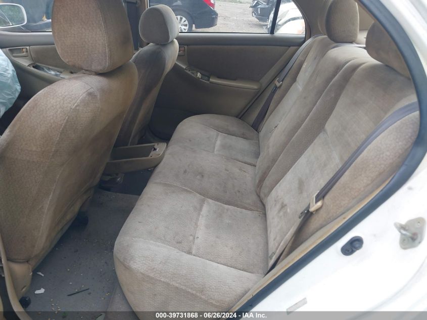 2003 Toyota Corolla Le VIN: 1NXBR32E23Z152458 Lot: 39731868