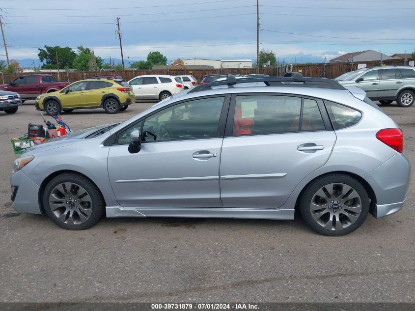 2016 SUBARU IMPREZA SPORT PREMIUM - JF1GPAP69G8252437