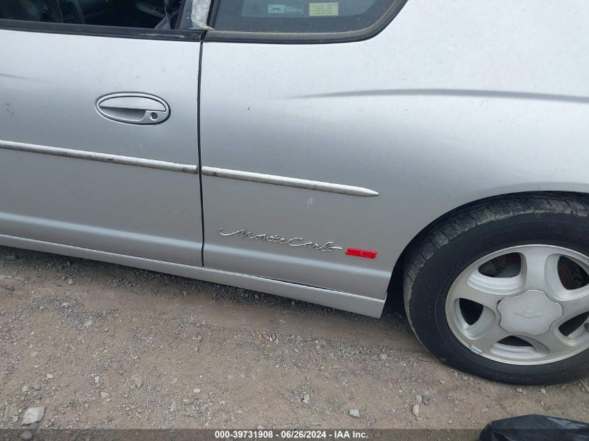 2002 Chevrolet Monte Carlo Ss VIN: 2G1WX15K229246877 Lot: 39731908