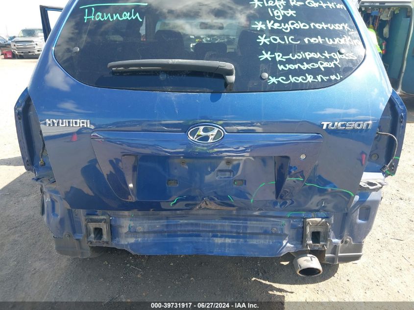 2007 Hyundai Tucson Gls VIN: KM8JM12B17U528125 Lot: 39731917