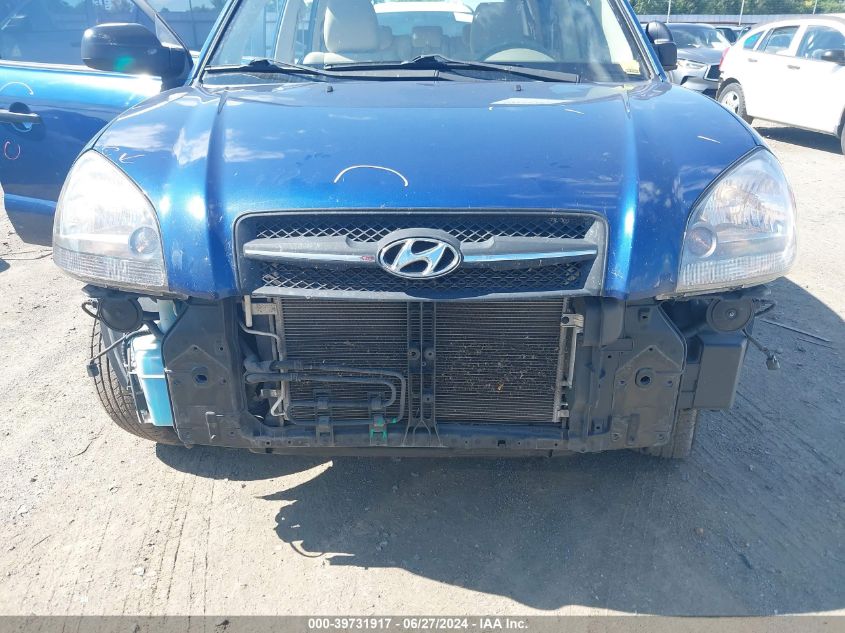 2007 Hyundai Tucson Gls VIN: KM8JM12B17U528125 Lot: 39731917