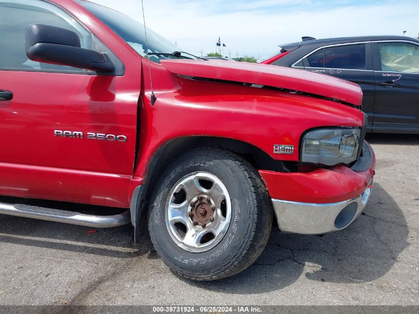 2003 Dodge Ram 2500 Slt/Laramie/St VIN: 3D7KU28D33G750420 Lot: 39731924