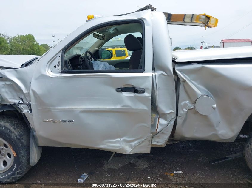 2010 GMC Sierra 1500 Work Truck VIN: 1GTPCTEX4AZ295372 Lot: 39731925