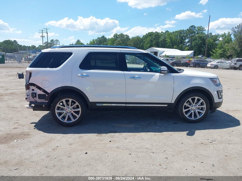 2016 FORD EXPLORER LIMITED - 1FM5K8F87GGC30076