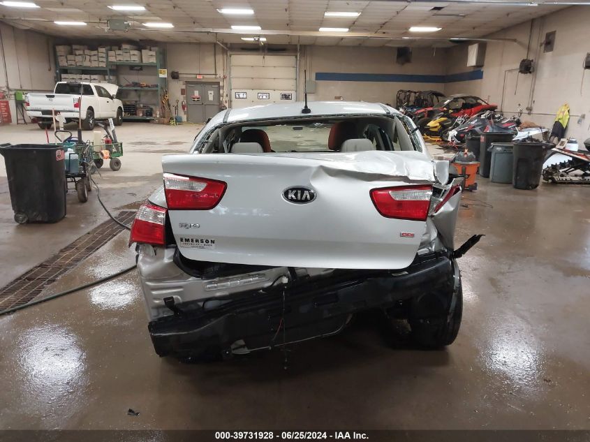 2016 Kia Rio Lx VIN: KNADM4A36G6595219 Lot: 39731928